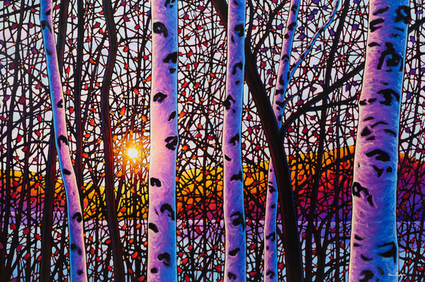 A Morning to Remember 38" by 57" and 48" by 72" Diptych