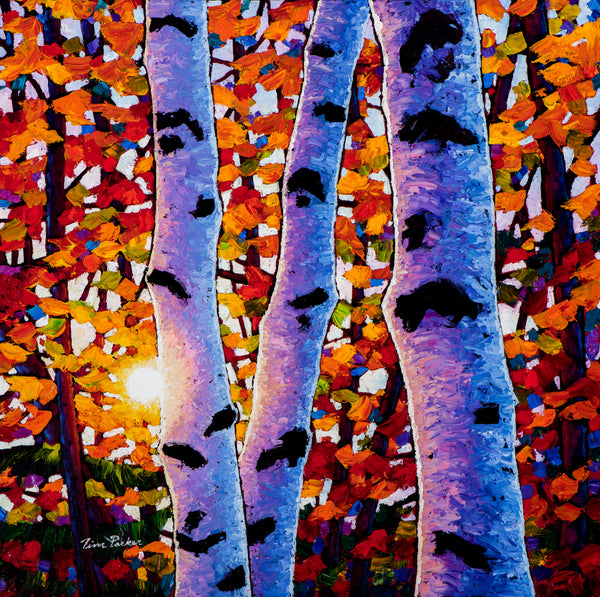 Autumn Journey 24" by 24"