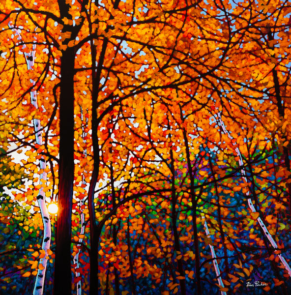 Autumn Mosaic 24" by 24"