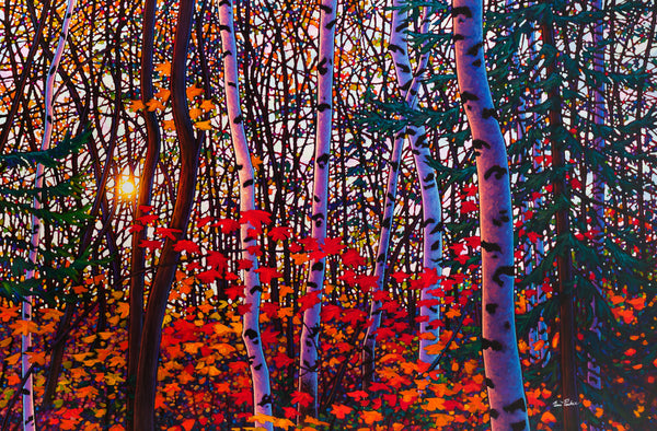 Enchanted 38" by 57" and 48" by 72" Diptych