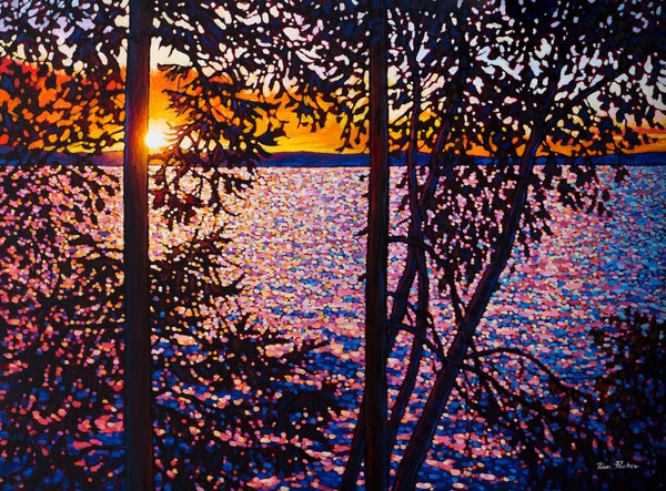Morning Sun, Batchewana Bay 36" by 48"