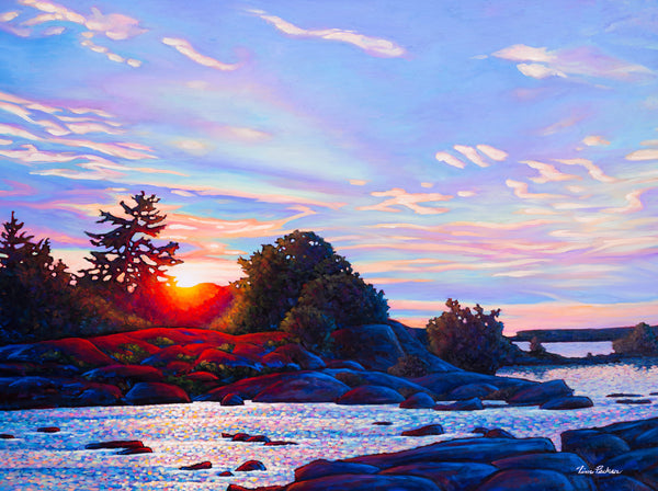 Morning Light, North of Buckhorn 30" by 40"