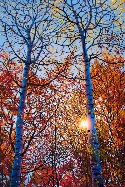 Still Standing 38" by 57" and 48" by 72" Diptych