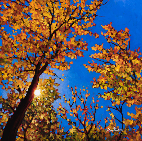 True Blue 18" by 18"