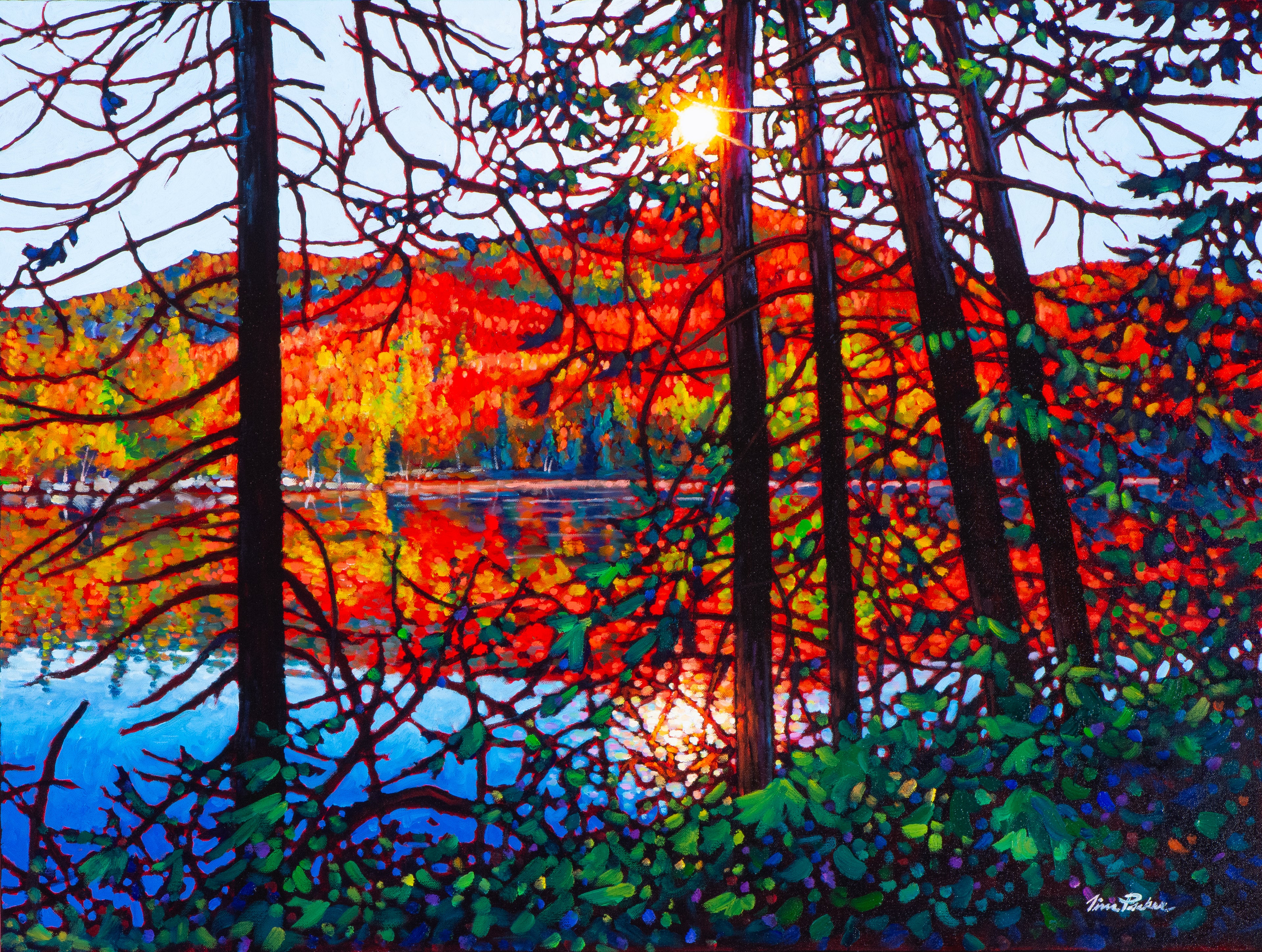 *ORIGINAL OIL* Northern Reflections 30" by 40"