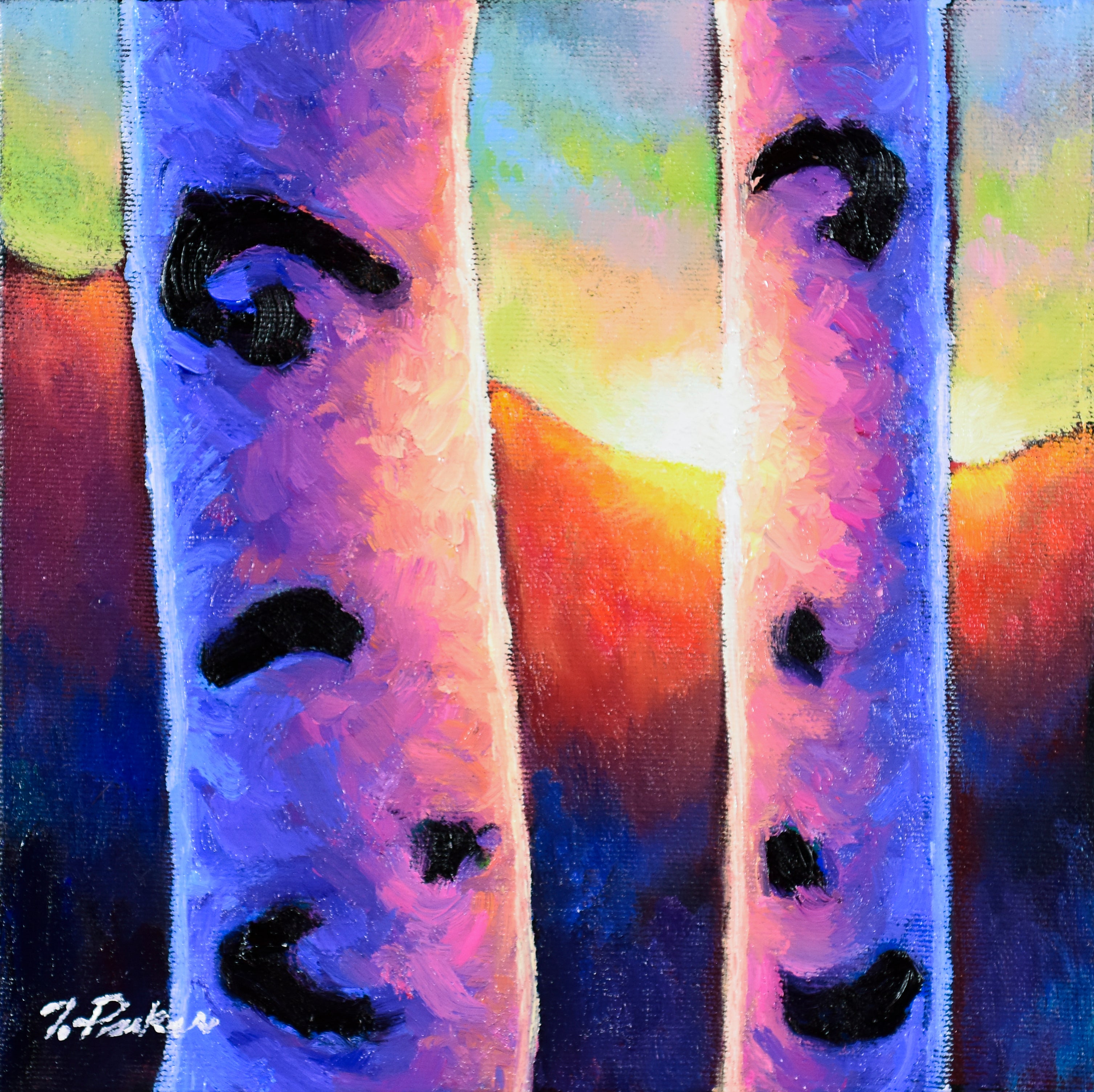 *ORIGINAL OIL* Shine Again 8" by 8"