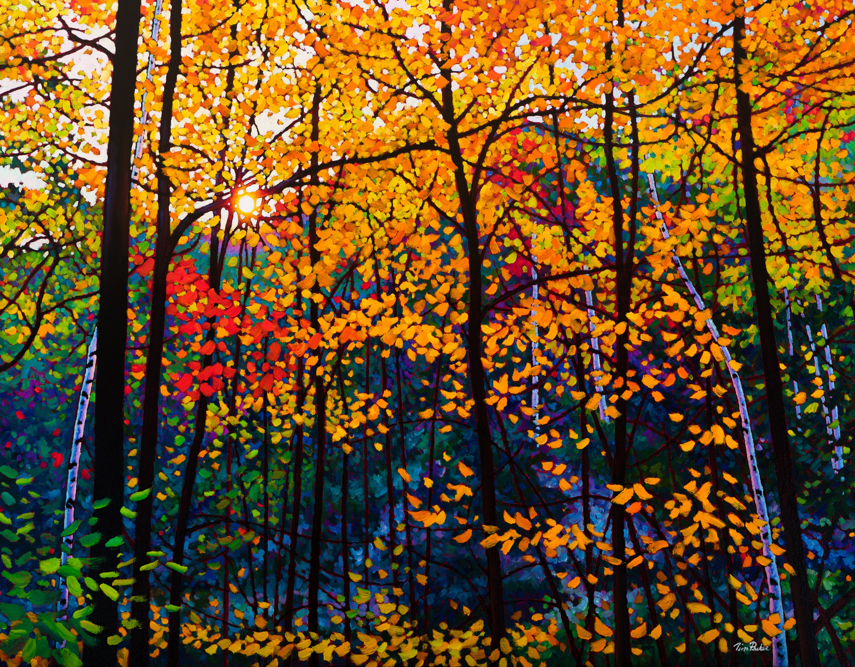 Autumn Colours, Whitevale 36" by 48"