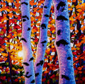 Autumn Journey 24" by 24"