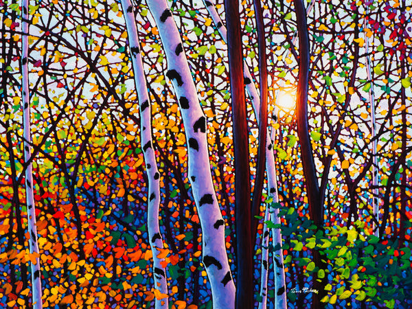 Autumn's Embrace - Available at 21" by 28" Framed