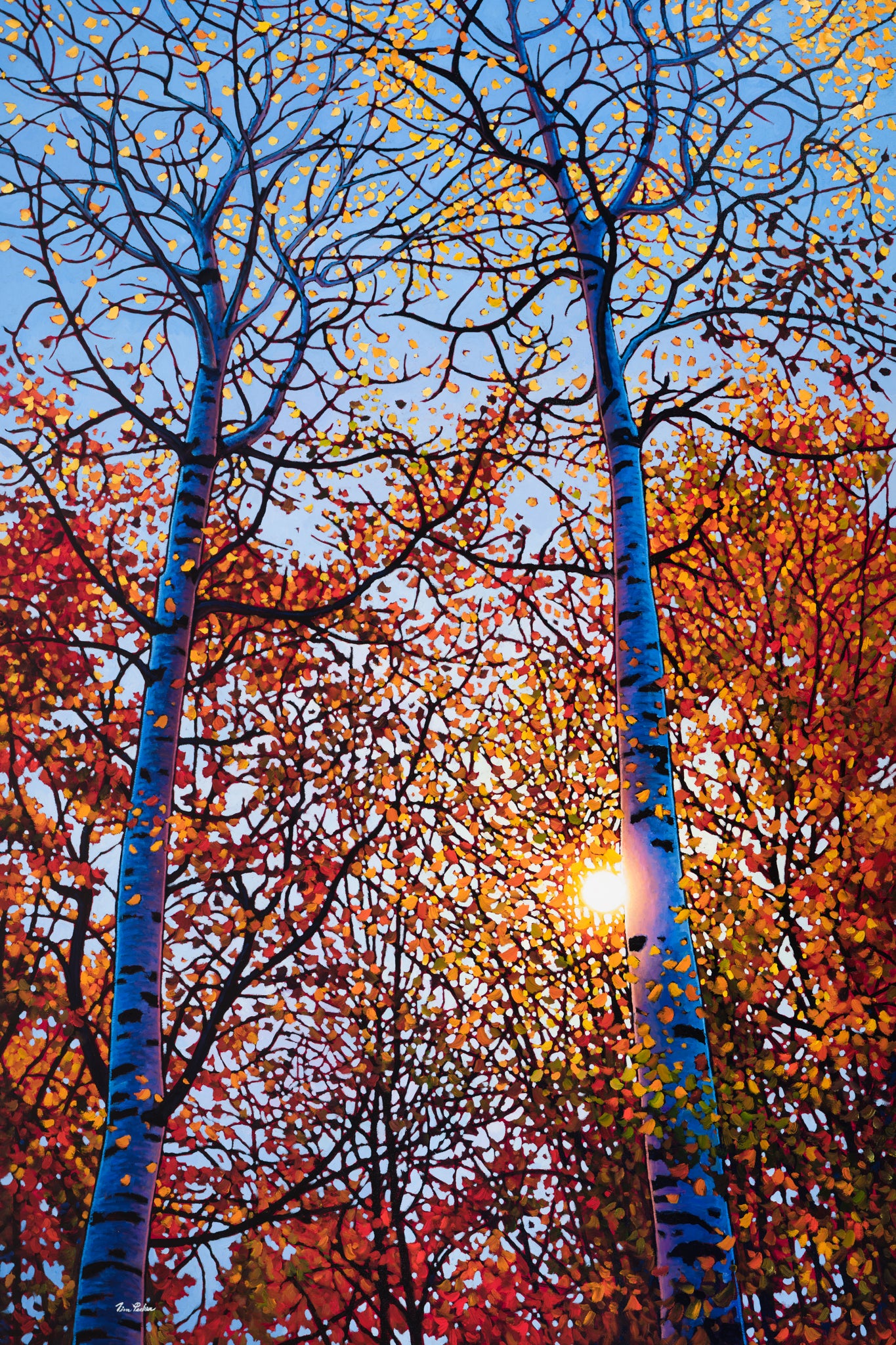 Still Standing 38" by 57" and 48" by 72" Diptych